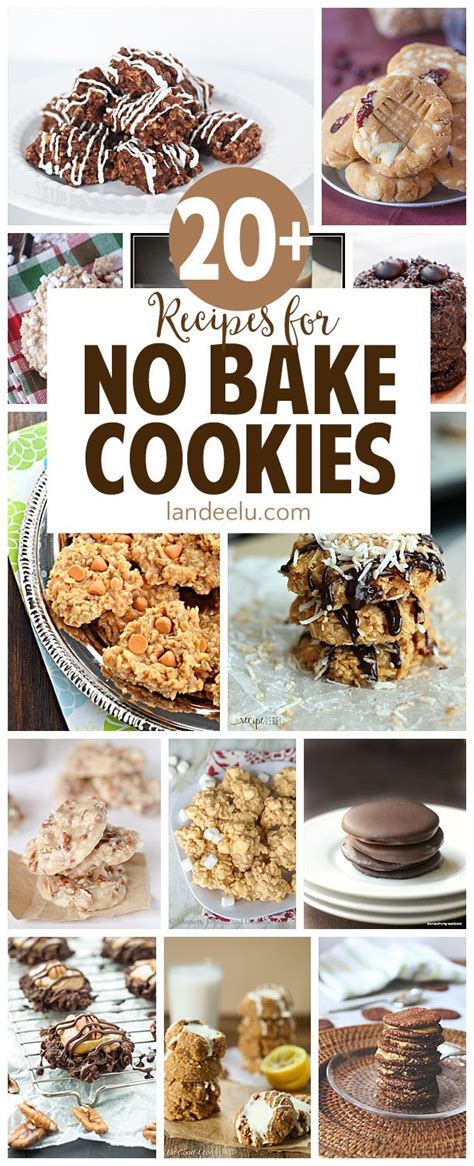 20 Yummy No Bake Cookies Recipes Different No Bake Cookies No Bake Cookie Flavors Quick No