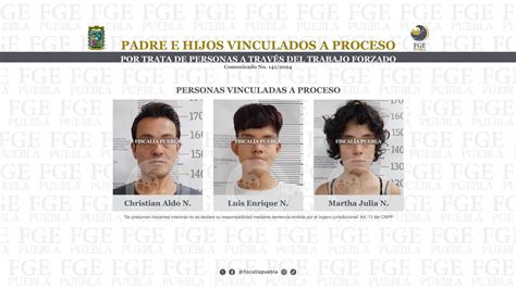 Padre e hijos vinculados a proceso por trata de personas a través del