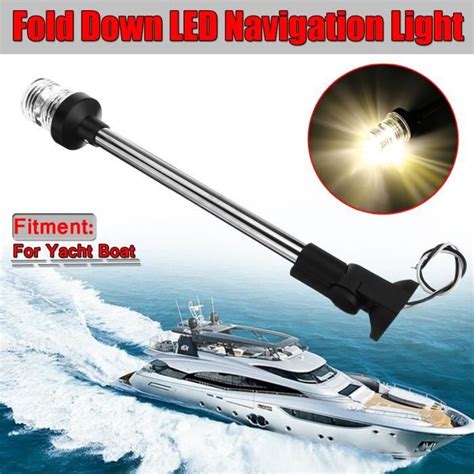 TEMPSA 16 Pouces 12 24 V LED Feux De Navigation Rabattable Universel