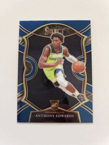 Anthony Edwards Rookie 2020 21 Select Concourse Retail Blue 61 RC