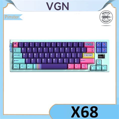 VGN X GASKET Wireless Mechanical Keyboard Layout RGB Hot Swap