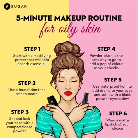 5 Minute Makeup Routine For Oily Skin