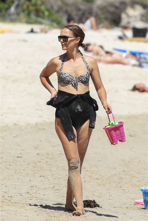 NATALIE PORTMAN In Bikini Top At A Beach In Byron Bay 10 06 2020