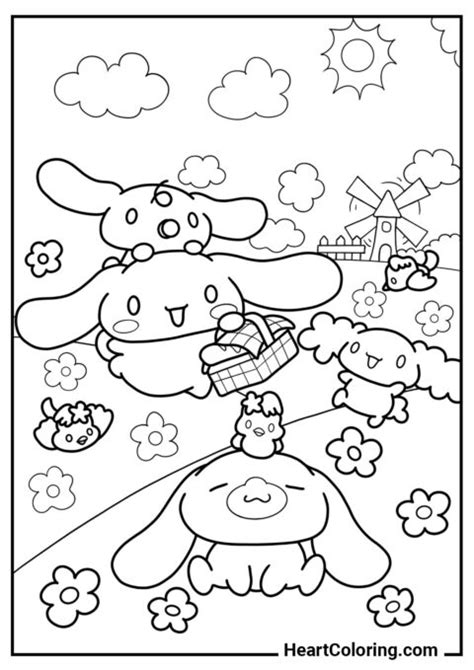 Cinnamoroll Desenhos Para Colorir Gratuitos Imagens