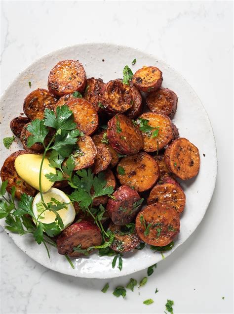 Paprika Roast Sweet Potatoes Bibbyskitchen Recipes