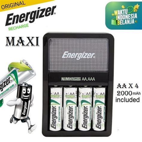 Jual Charger Baterai Energizer Chvcm Aa Aaa Batere Isi Ulang