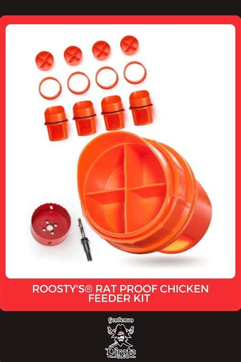 Roosty's® Rat Proof Chicken Feeder Kit - Rodent Proof Chicken Feeder ...