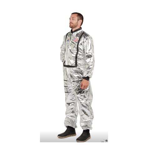 Costume Combinaison Cosmonaute Astronaute Argent Homme AU FOU RIRE