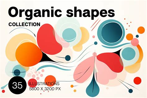 Organic shapes. Collection | Decorative Illustrations ~ Creative Market