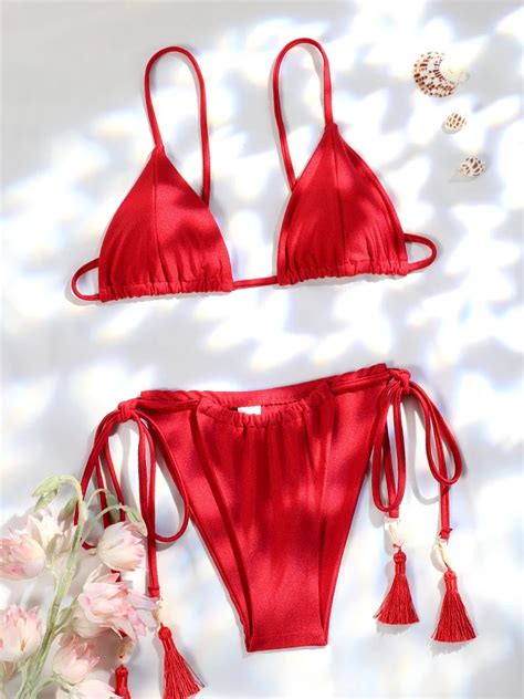 Zrtak Bikini Sexy Triangle Adjust Swimwear Women Bathing Suit Hollow Out Quality Pleated