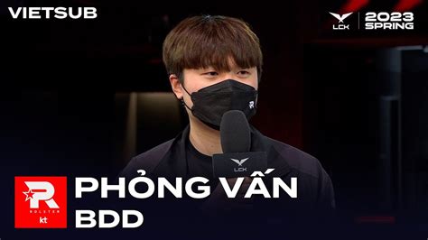 VIETSUB Phỏng Vấn BDD KT Rolster vs Nongshim RedForce LCK Mùa