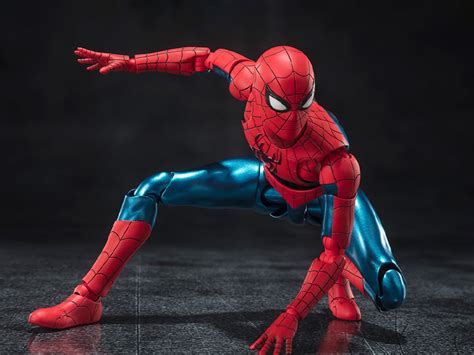 Spider Man No Way Home S H Figuarts Spider Man New Red Blue Suit