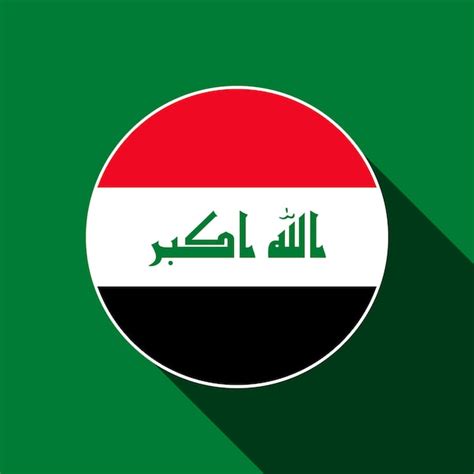 Premium Vector | Country Iraq Iraq flag Vector illustration