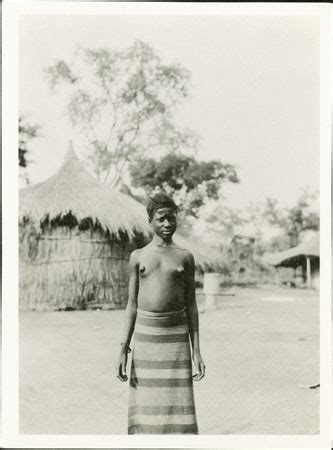 Portrait Of A Zande Girl From The Southern Sudan Project