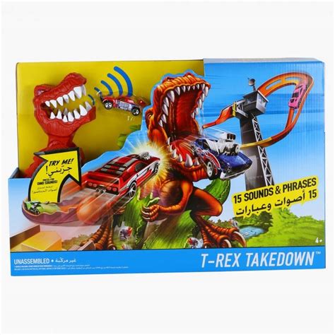 HOT WHEELS T REX ATAKUJE WYRZUTNIA DINOZAUR AUTO 7663156274 Oficjalne Archiwum Allegro
