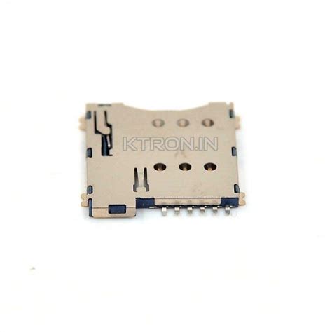 Buy Micro SIM Card Holder 6 Pin Spring Loaded Push Type KTRON India