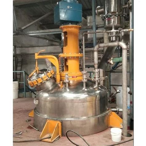 Stainless Steel Chemical Reactor Max Pressure Kg Capacity Kl