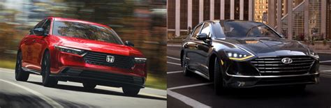 2023 Honda Accord Hybrid vs 2023 Hyundai Sonata Hybrid