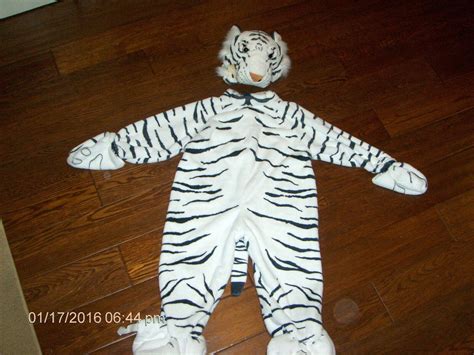 White Tiger Kids Halloween Costume Small 4-6 | #3768025986