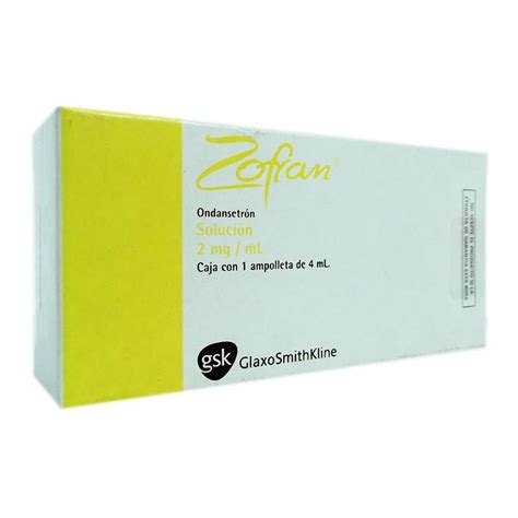 Zofran 8 Mg Solución Inyectable 4 Ml Walmart