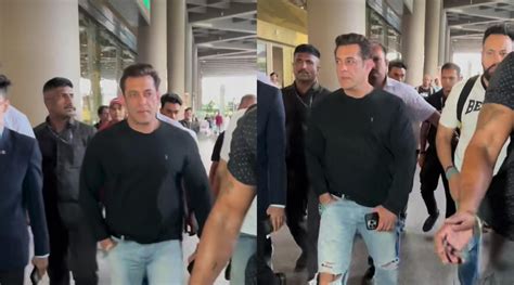 Salman Khan Glares At Fan For Trying To Shake His Hand Shera Pushes