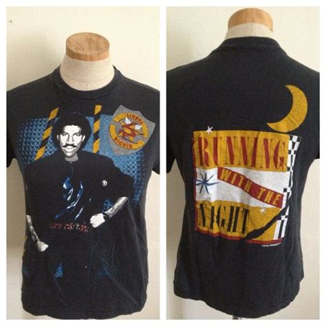 Vintage 80s Lionel Richie Concert T Shirt Etsy Lionel Richie