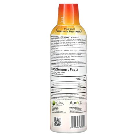 Aurora Nutrascience Mega Liposomal Vitamin C