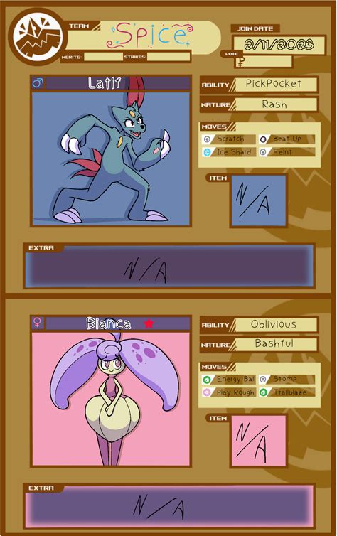 Pmd Atbu Team Spice App By Idek Draws On Deviantart