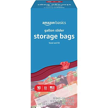 Amazon Ziploc Gallon Food Storage Freezer Bags New Stay Open