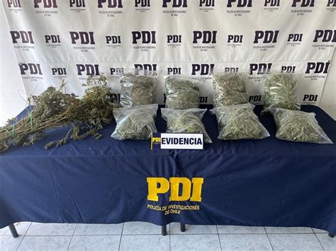 Retiro PDI detuvo a sujeto por infracción a la ley de drogas