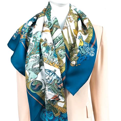 Au Fil De La Soie Hermes Scarf By Faivre 90 Cm Silk Hermes Scarf