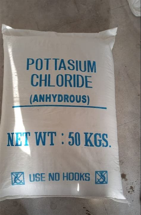 For Industrial KCL 50 Kg Potassium Chloride Powder 99 At 50 Kg In