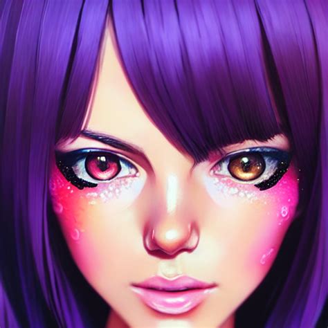 Prompthunt A Portrait Of A Beautiful Victoria Justice Glitter Art By