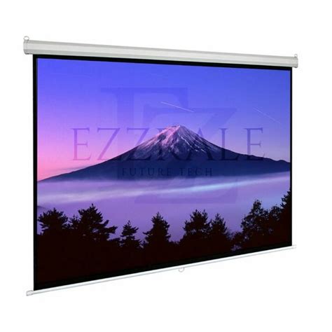 Jual Layar Proyektor Motorized 100 Inch Ukuran 221 X 125 Cm Di Lapak