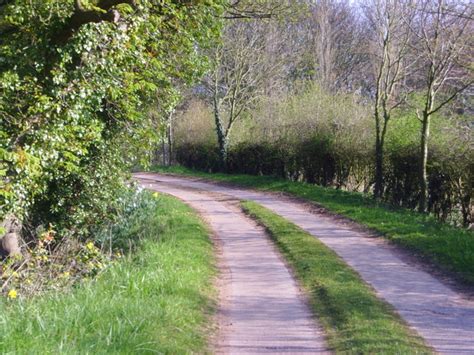 Lane Leading To Woodland Walk At Cosford © A Holmes Cc By Sa20