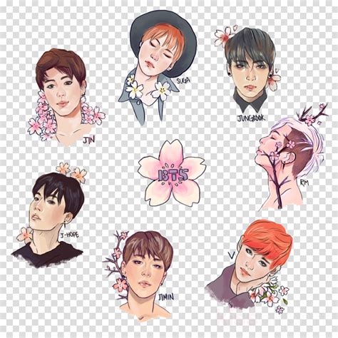 Bts Drawing Clipart Bts Drawing Fan Art Galaxy Pastel Background 