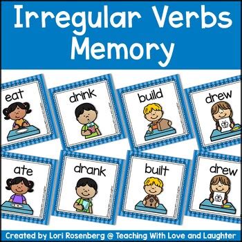 Irregular Verbs Memory Game By Teaching With Love And Laughter TpT