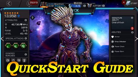 Warlock Quickstart Guide Marvel Contest Of Champions Youtube