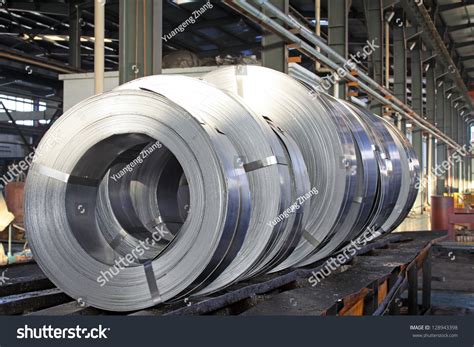 Hot Rolled Strip Steel Products Warehouse Stock Photo Shutterstock