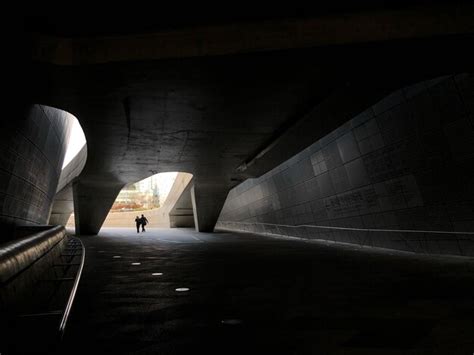 Premium Photo Rear View Of Silhouette Person Walking In Illuminated