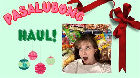 Huge Pasalubong Haul Youtube