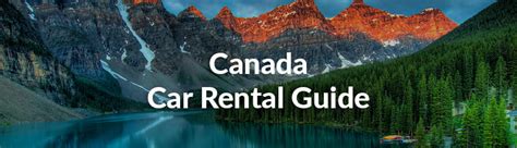 How to Rent a Car in Canada - VroomVroomVroom