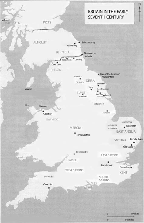 Gemæcce Three Maps Of Early 7th Century Britain