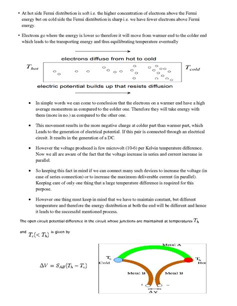 SOLUTION Applied Physics Thermoelectric Effect Studypool