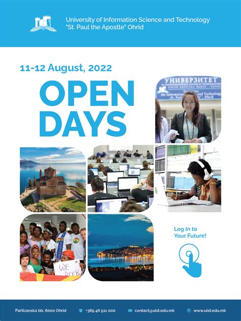 Open Days Poster For Social Media University Of Information Science