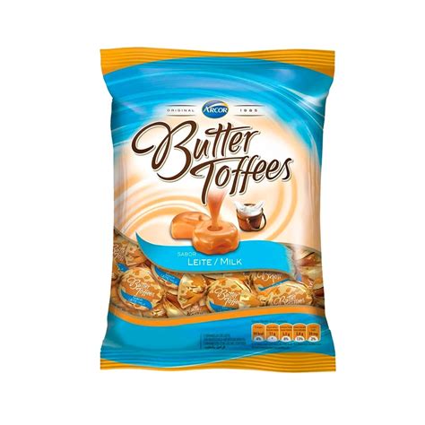 Bala Butter Toffees Leite Arcor 500 G Mw Bomboniere E Embalagens