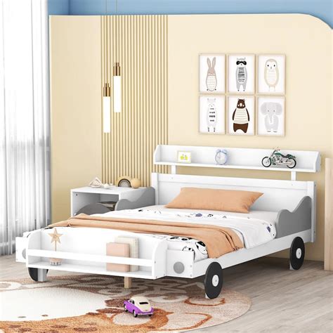 Twin Size Car-Shaped Storage Platform Bed - Bed Bath & Beyond - 38120670