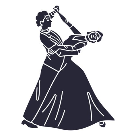 Dancing Ballroom Couple People Silhouette Png And Svg Design For T Shirts