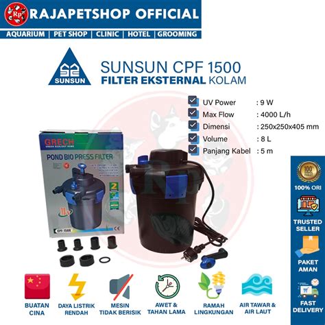 Jual External Filter Sunsun Grech Cpf Canister Filter