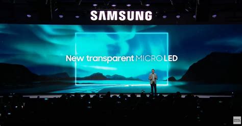 Samsung S Transparent Micro LED TV Unveiled At CES 2024 AV Cybershack